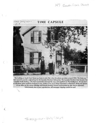 Time capsule: 147 South Front St.