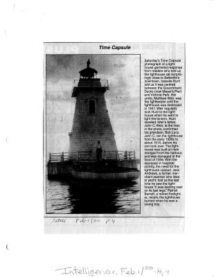 Time capsule: light house