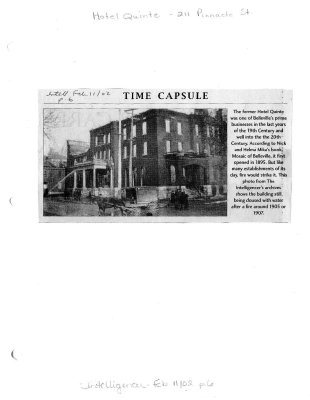 Time capsule: Quinte Hotel