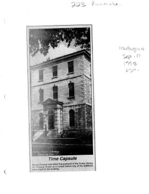 Time capsule: Corby Library