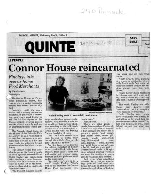 Connor House, reincarnated