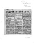 1986 Home Tour: Elegant home built in 1857