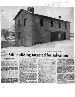 Mill building targeted for salvation