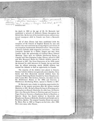 Selection of pages from &quot;The Home Children: their personal stories&quot;