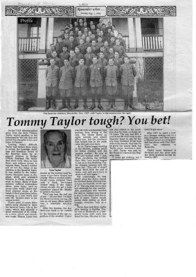 Tommy Taylor tough? You bet!