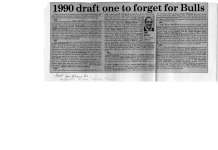 1990 draft one to forget for Bulls