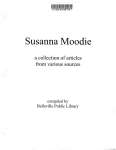 Susanna Moodie: a collection of articles from various sources