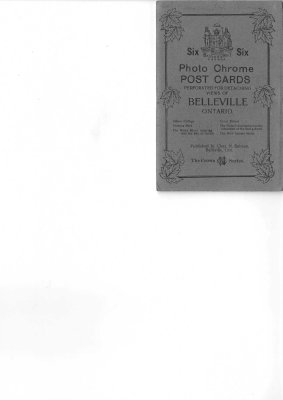 Souvenir Mailing Card - Belleville