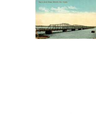 Postcard: Bay of Quinte Bridge Belleville Ont., Canada