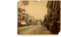 Photo of street in Belleville (Ont.) - circa 1885