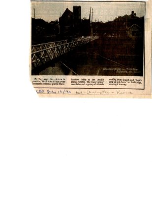 Belleville, Ontario: Suspension Bridge over Moira River