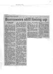 Finance firms surveyed: Borrowers still lining up: AVCO Financial Services