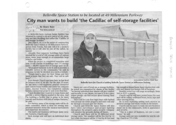 City man wants to build &quot;the Cadillac of self-storage facilities&quot;: Belleville Space Station