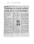 Talking to each other with new technoloby: BIE International sets up seminar on new language