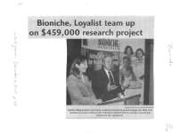 Bioniche, Loyalist team up on $459,000 research project