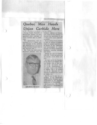 Quebec man heads Union Carbide here: Bakelite