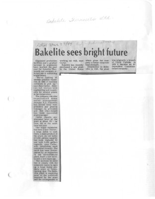 Bakelite sees bright future