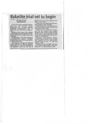 Bakelite trial set to begin