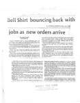 Bell Shirt bouncing back with jobs as new orders arrive