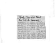 Black Diamond sold to British Company