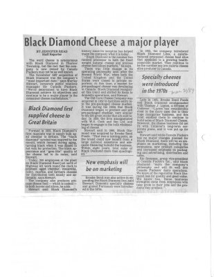 Black Diamond Cheese a major player