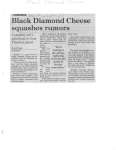 Black Diamond Cheese squashes rumors