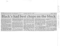 Black's had best chops on the block: Black's Meat Market