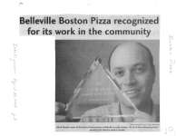 Belleville Boston Pizza recognized for its work in the community