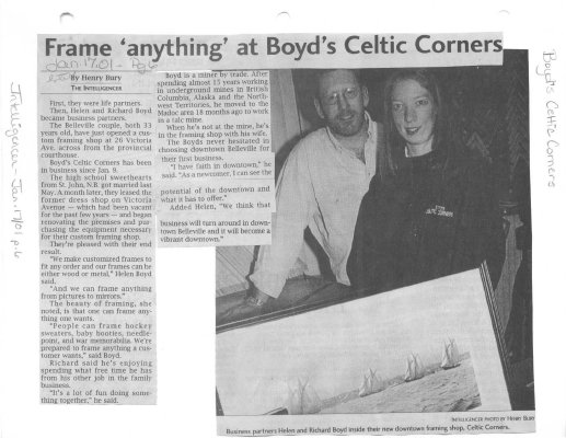 Frame &quot;anything&quot; at Boyd's Celtic Corners