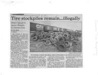 Tire stockpiles remain...illegally: Canada Tire Recycling