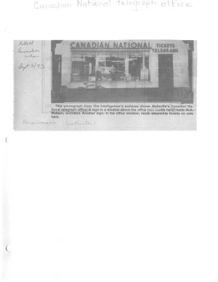 Remember When: Canadian National Telegraph Office