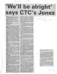 "We'll be alright" says CTC's Jones: Canadian Tire
