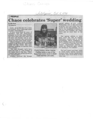 Chaos celebrates 'Super' wedding : Chaos Comics