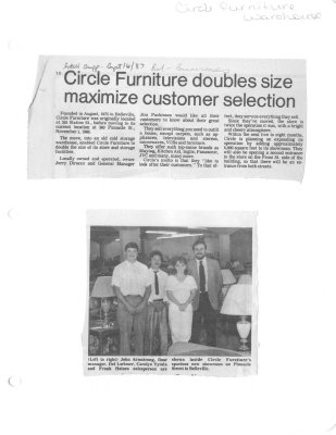 Circle Furniture doubles size maximize customer selection