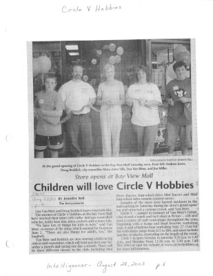 Children will love Circle V Hobbies