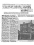 Butcher, baker, jewelry maker... : Clark and Miles Butcher Shop