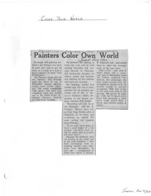 Painters Color Own World : Color Your World