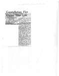 Constellation Fire Claims One Life : Constellation Carpet Ltd