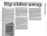 The County Cider Co. - Sip cider away