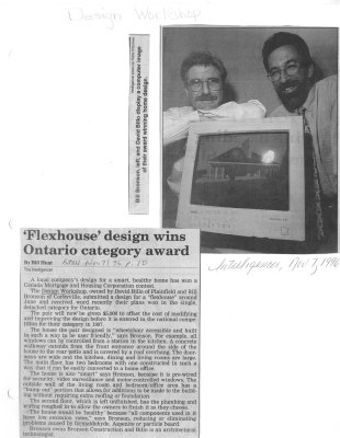 Flexhouse design wins Ontario category award: Design Workshop