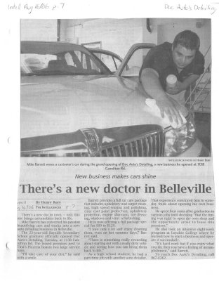 There's a new doctor in Belleville: Doc Autos Detailing