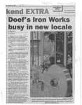 Doefs Iron Works busy in new locale