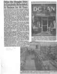 Dolan the Druggist Store is Completely Refurnished in Business for 45 Years