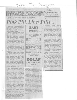 Pink Pill, Liver Pills: Dolan The Druggist