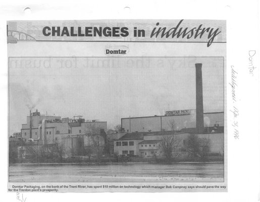 Challenges in industry Domtar