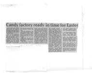 Candy Factory ready in time for Easter