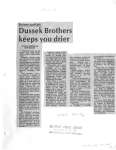 Dussek Brothers keeps you drier