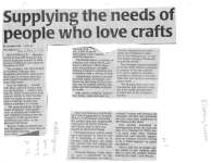 Supply the needs of people who love crafts