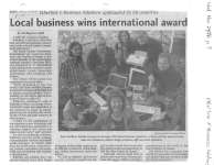 Local business wins international award: Etherlinx E-Business Soltuions