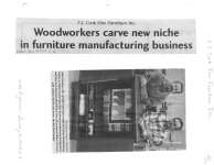Woodworkers carve new niche in furniture manufacturing business: FJ Cook Fine Furniture Inc
